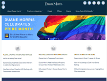 Tablet Screenshot of duanemorris.com